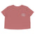 Glow Girl Logo Embroidered Mauve Cropped Tee