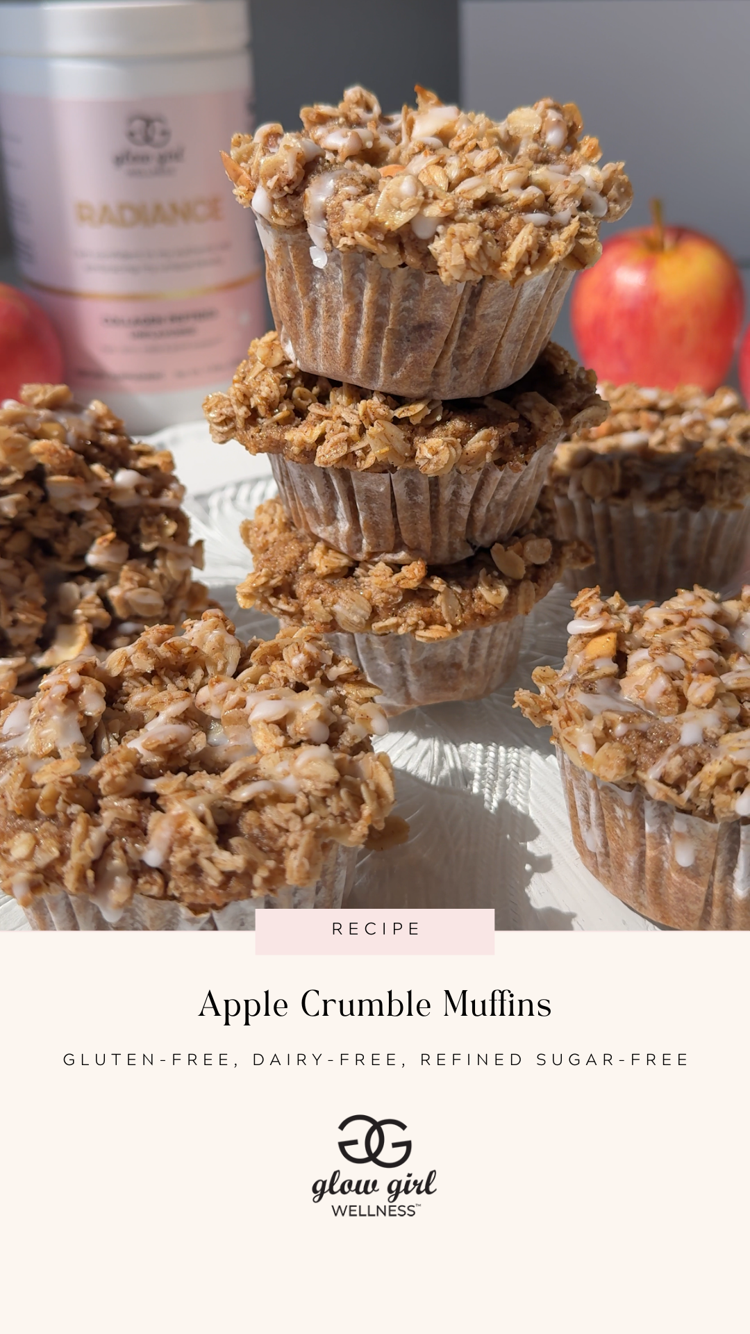 Apple Crumble Muffins