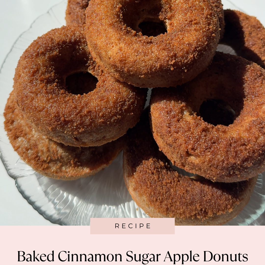 Baked Cinnamon Sugar Apple Donuts (One-Bowl, Gluten-Free)
