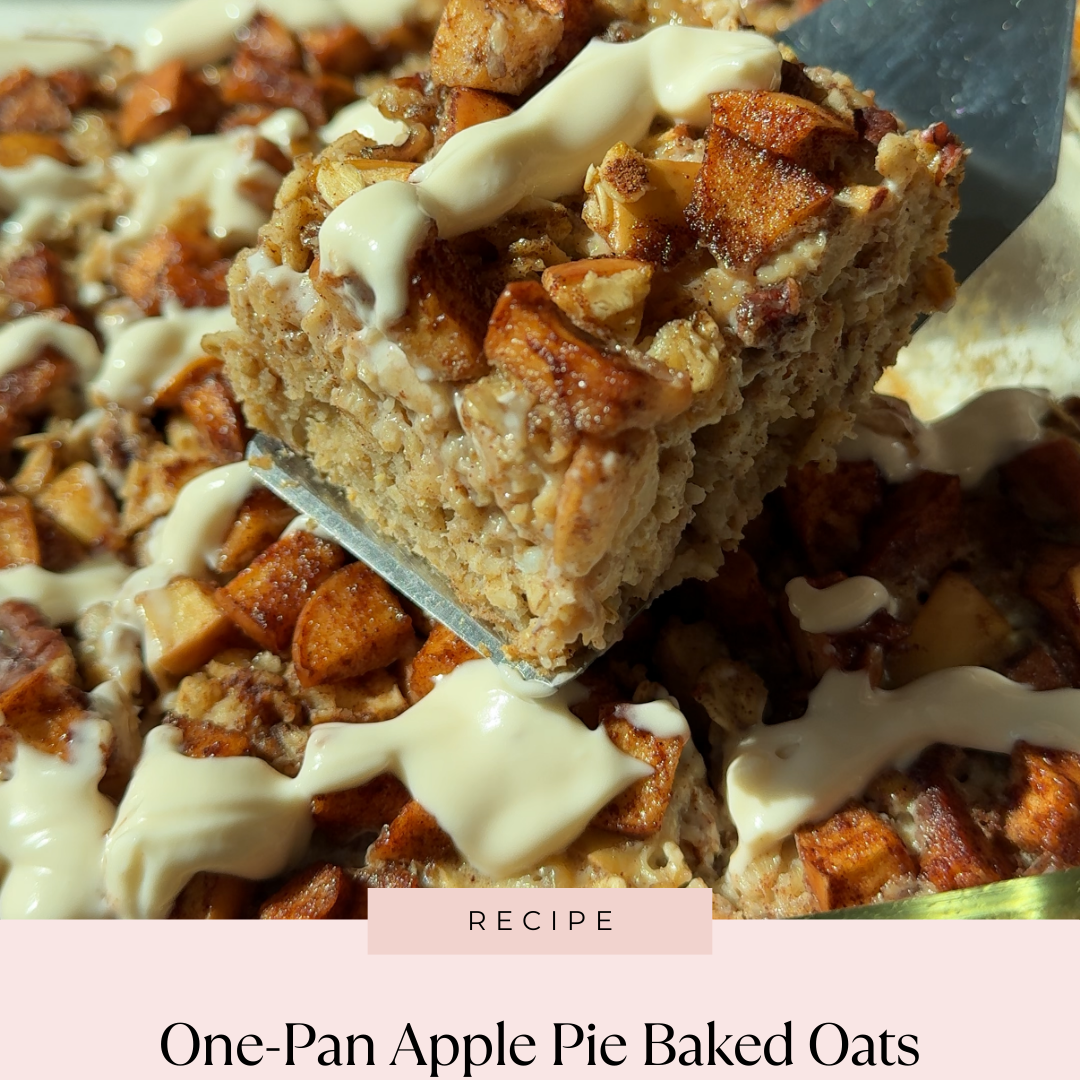 One-Pan Apple Pie Baked Oats (Cozy, Wholesome Fall Breakfast)
