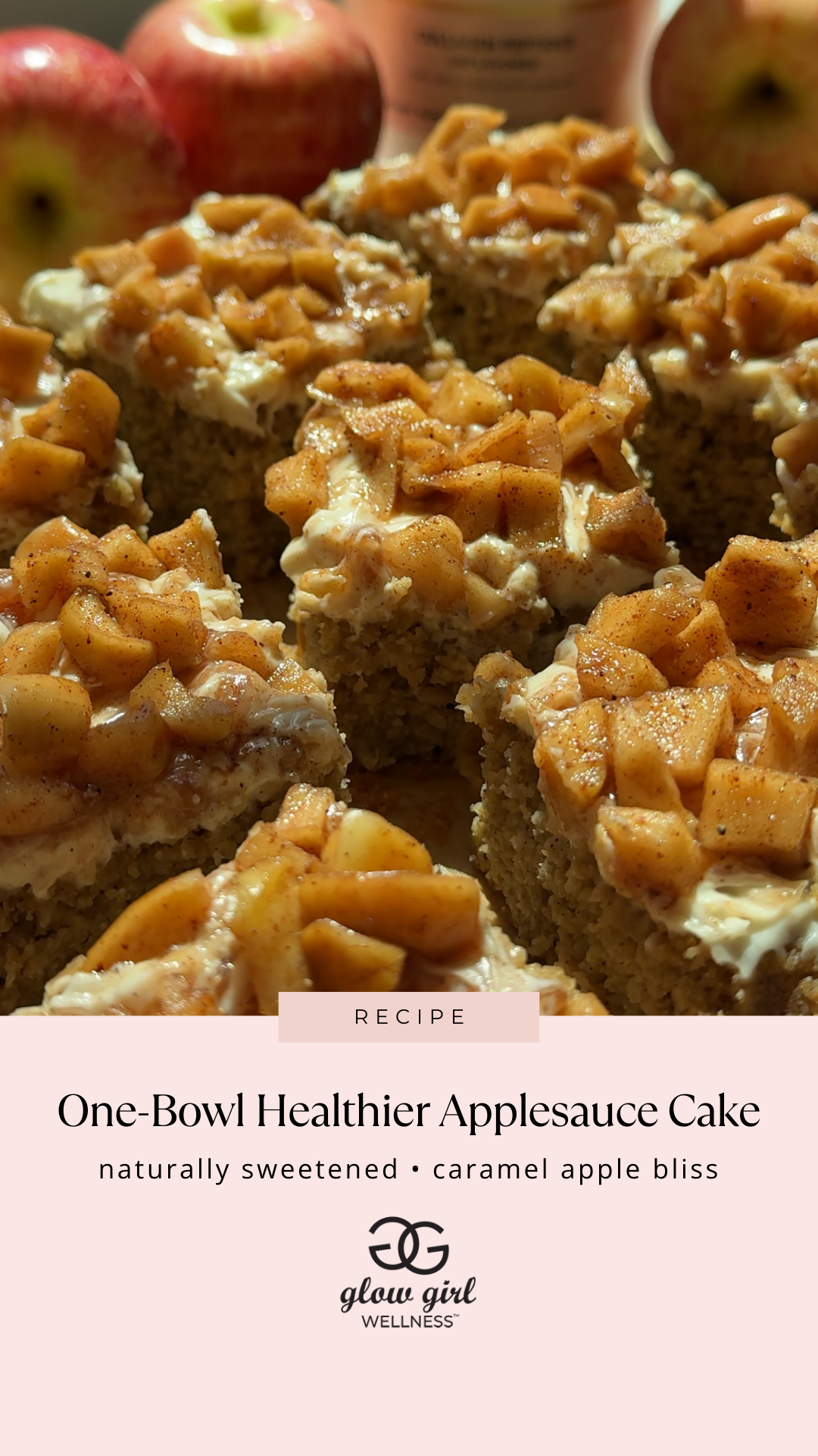 Autumn-Spiced Applesauce Cake with Caramelized Apples