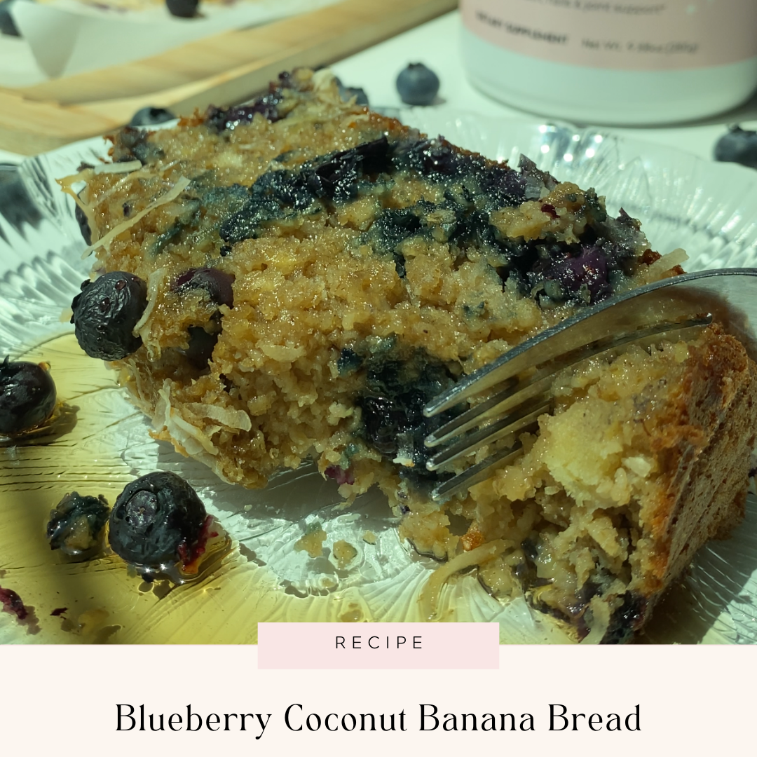 Blueberry Coconut Banana Bread