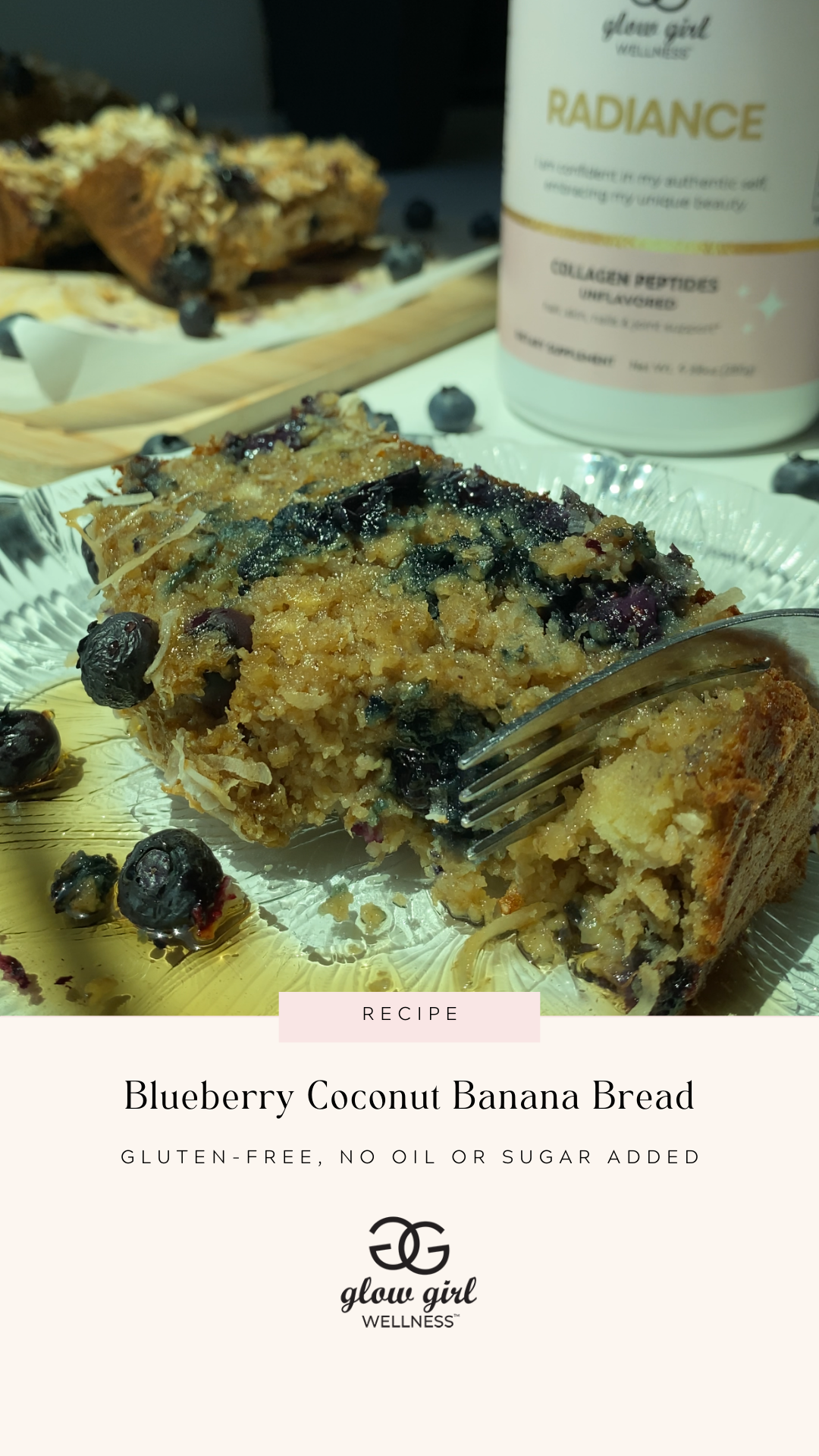 Blueberry Coconut Banana Bread