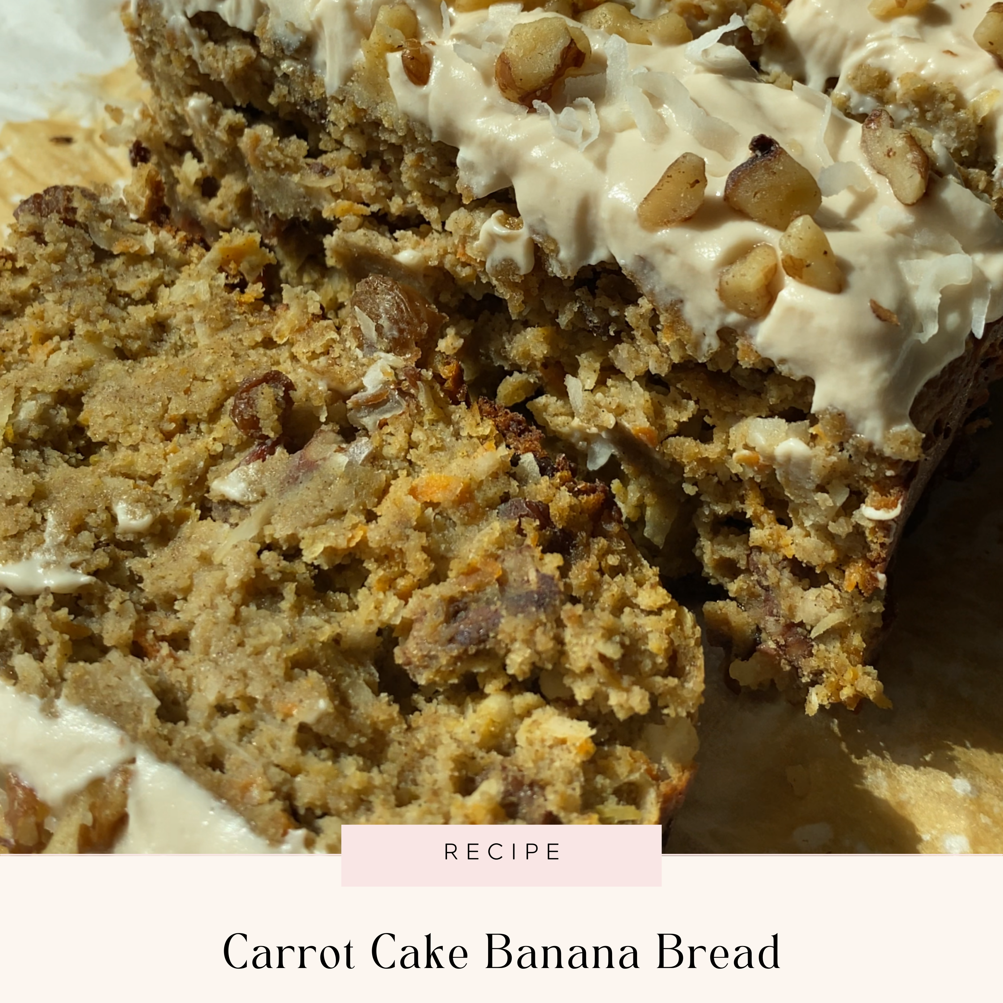 Carrot Cake Banana Bread