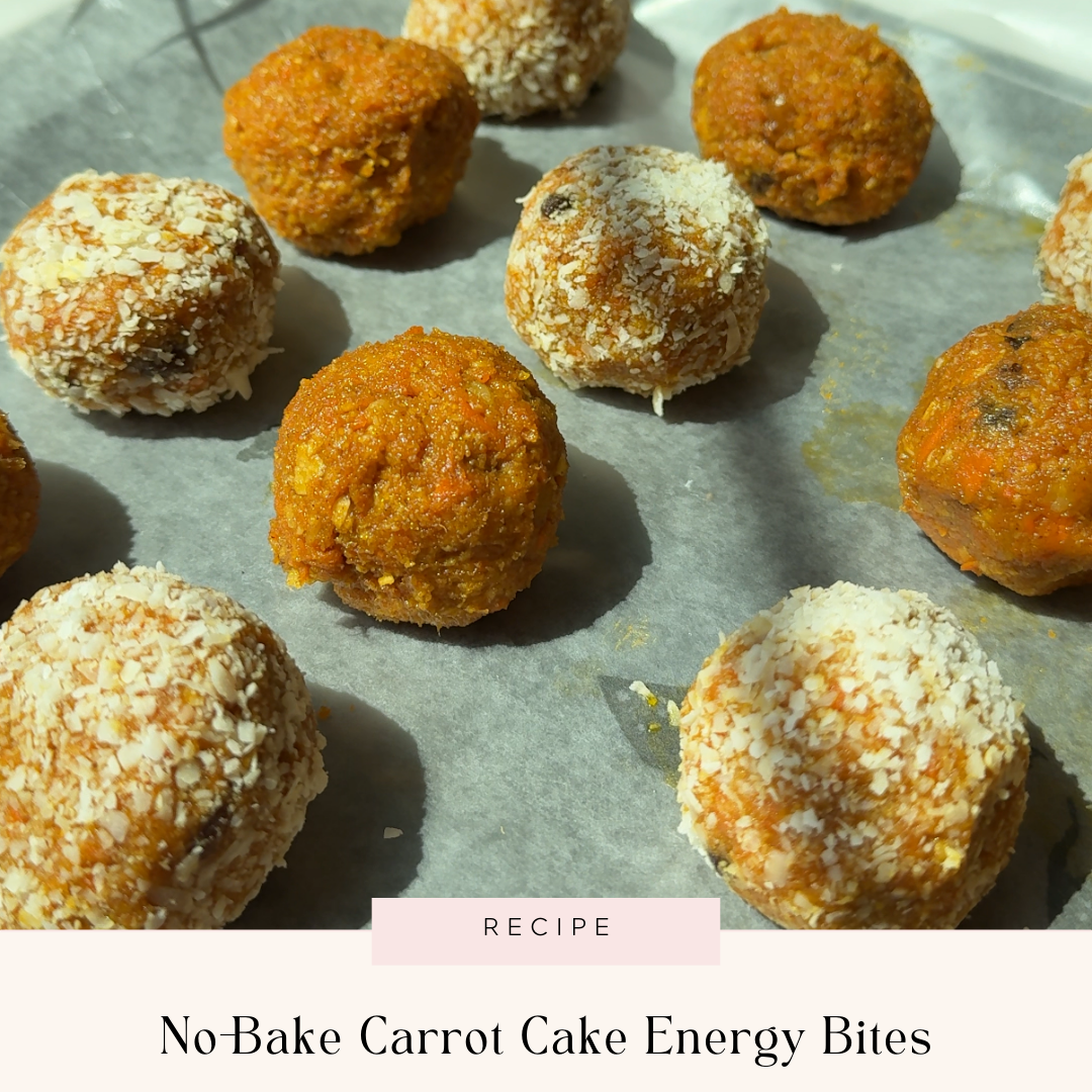 No-Bake Carrot Cake Energy Bites