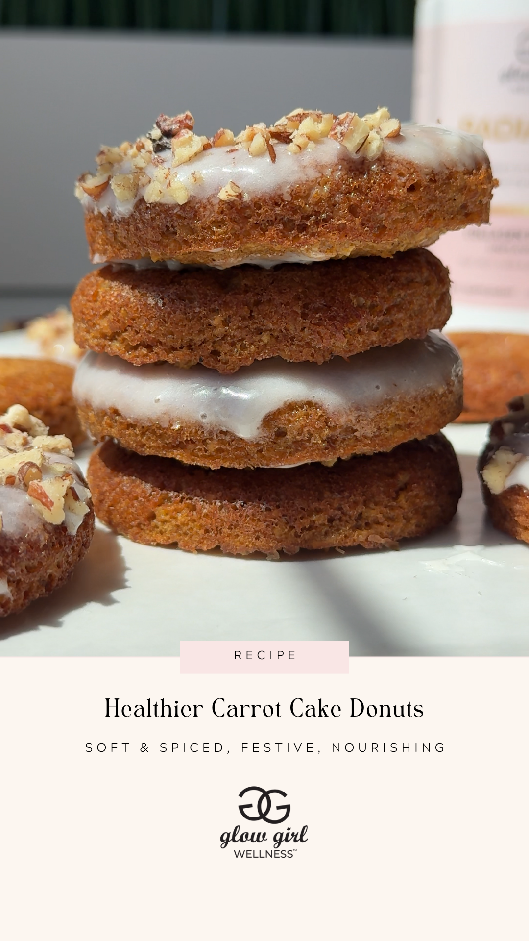 Baked Carrot Cake Donuts (with a Nourishing Twist!)