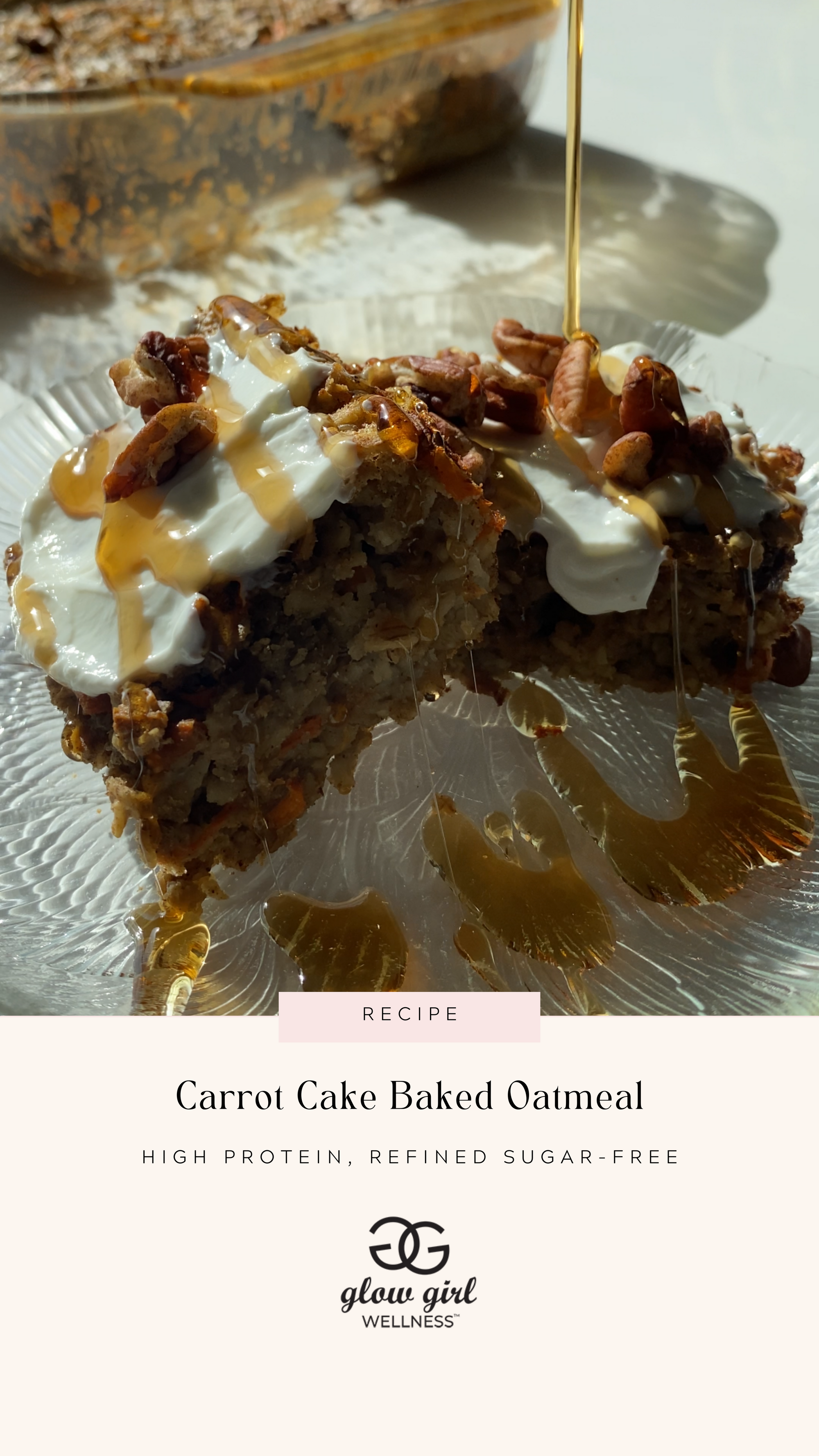 Carrot Cake Baked Oatmeal