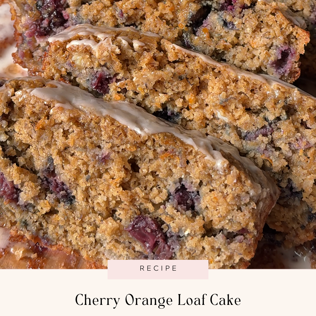 Cherry Orange Loaf Cake