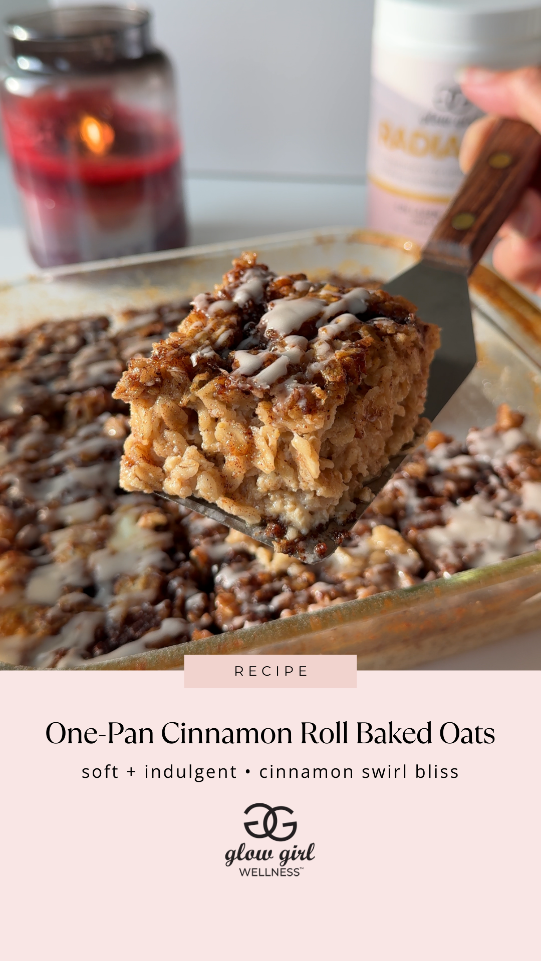 Cinnamon Roll Baked Oats (One-Pan, Cozy & Nourishing)