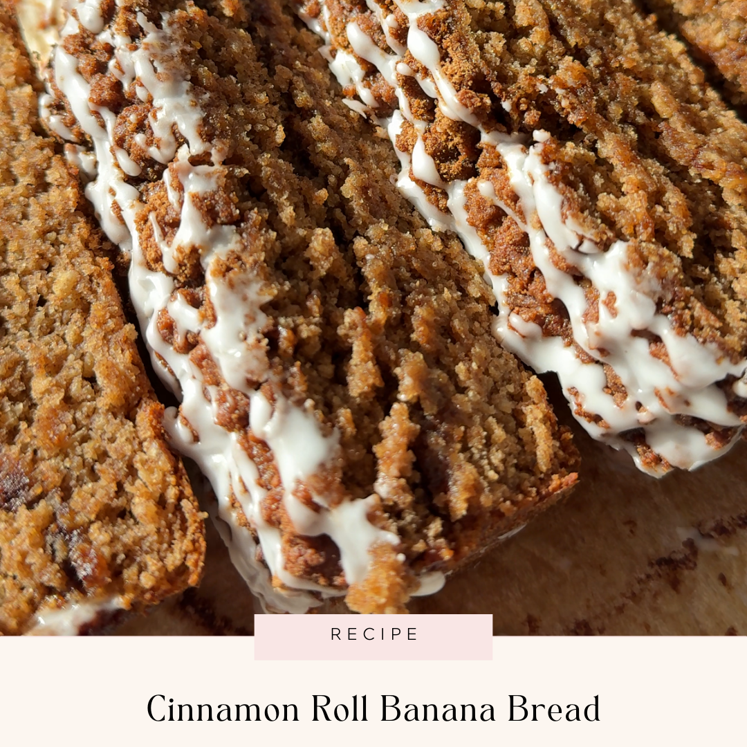 Cinnamon Roll Banana Bread