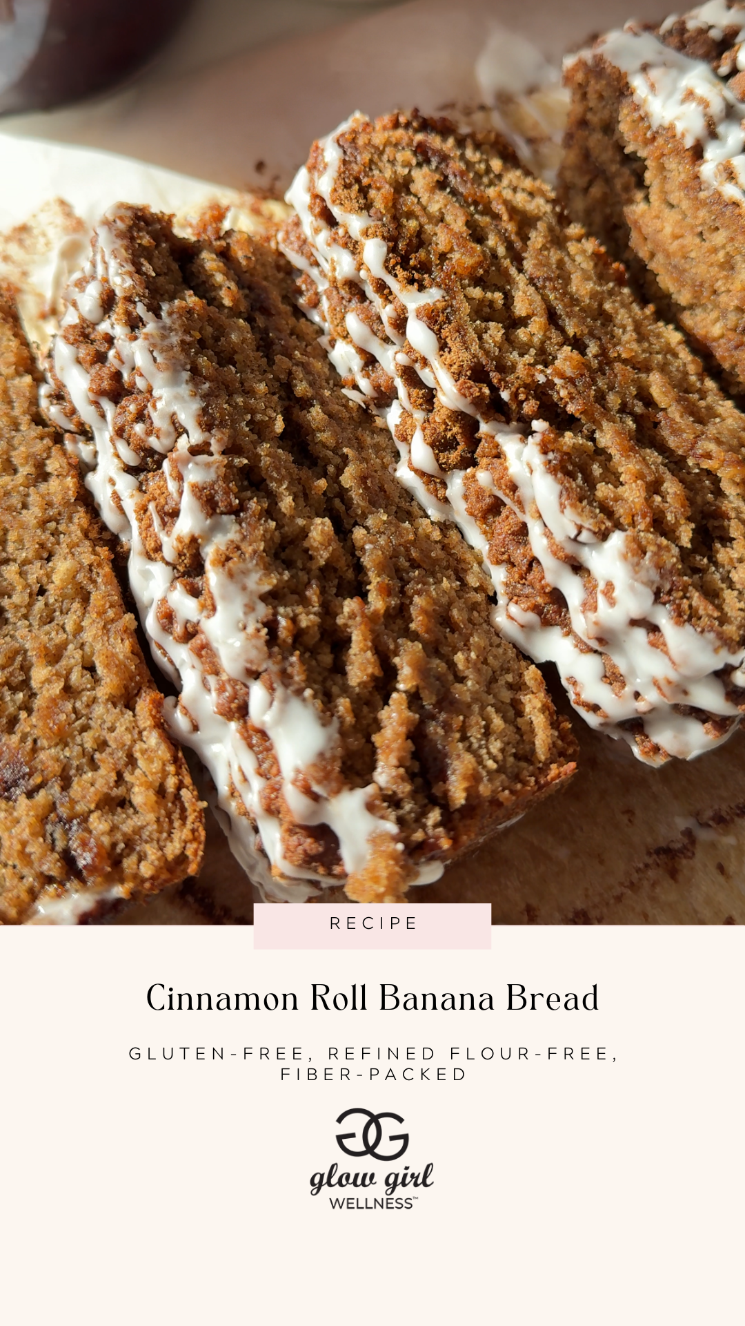 Cinnamon Roll Banana Bread