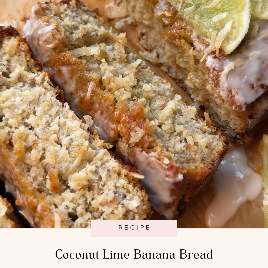 Coconut Lime Banana Bread
