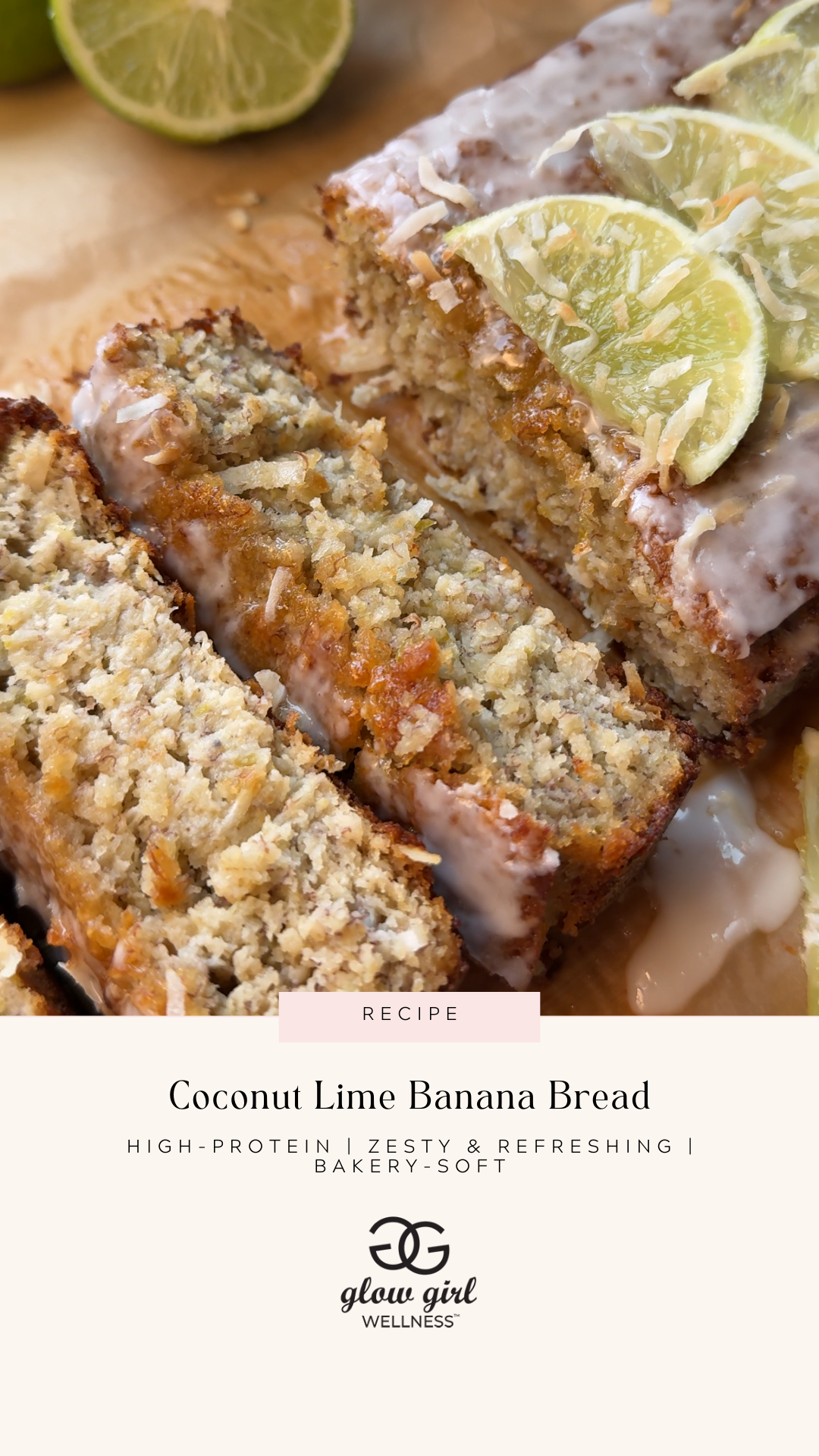 Coconut Lime Banana Bread