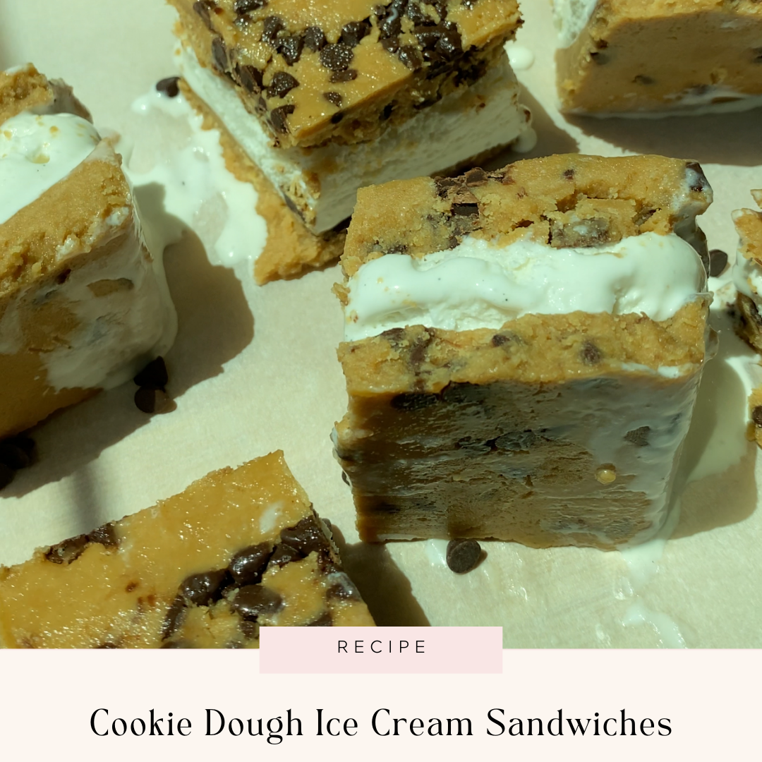 Cookie Dough Ice Cream Sandwiches