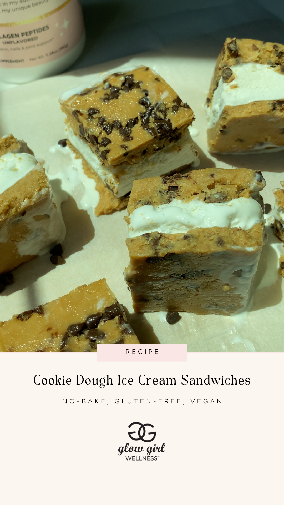 Cookie Dough Ice Cream Sandwiches