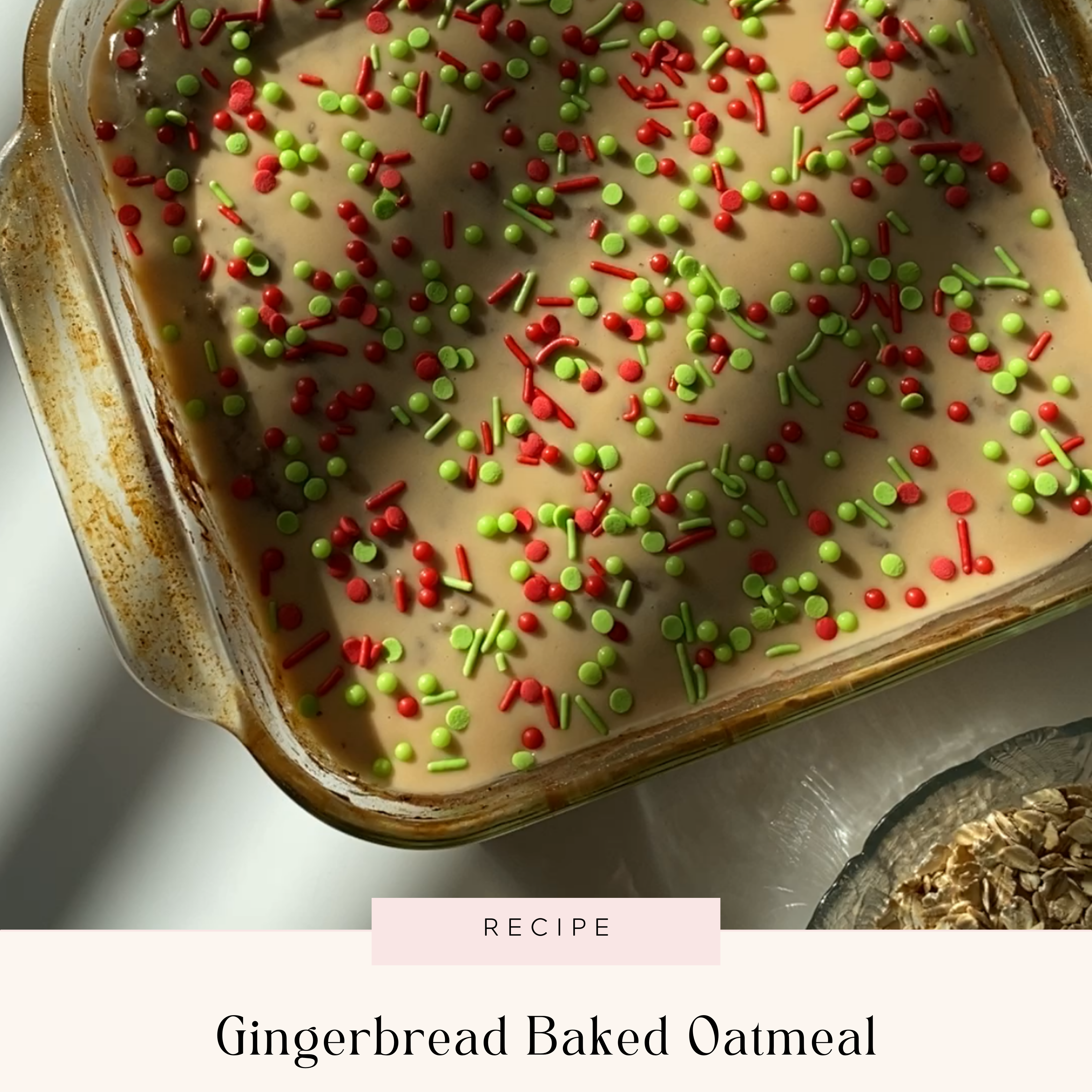 Gingerbread Baked Oatmeal