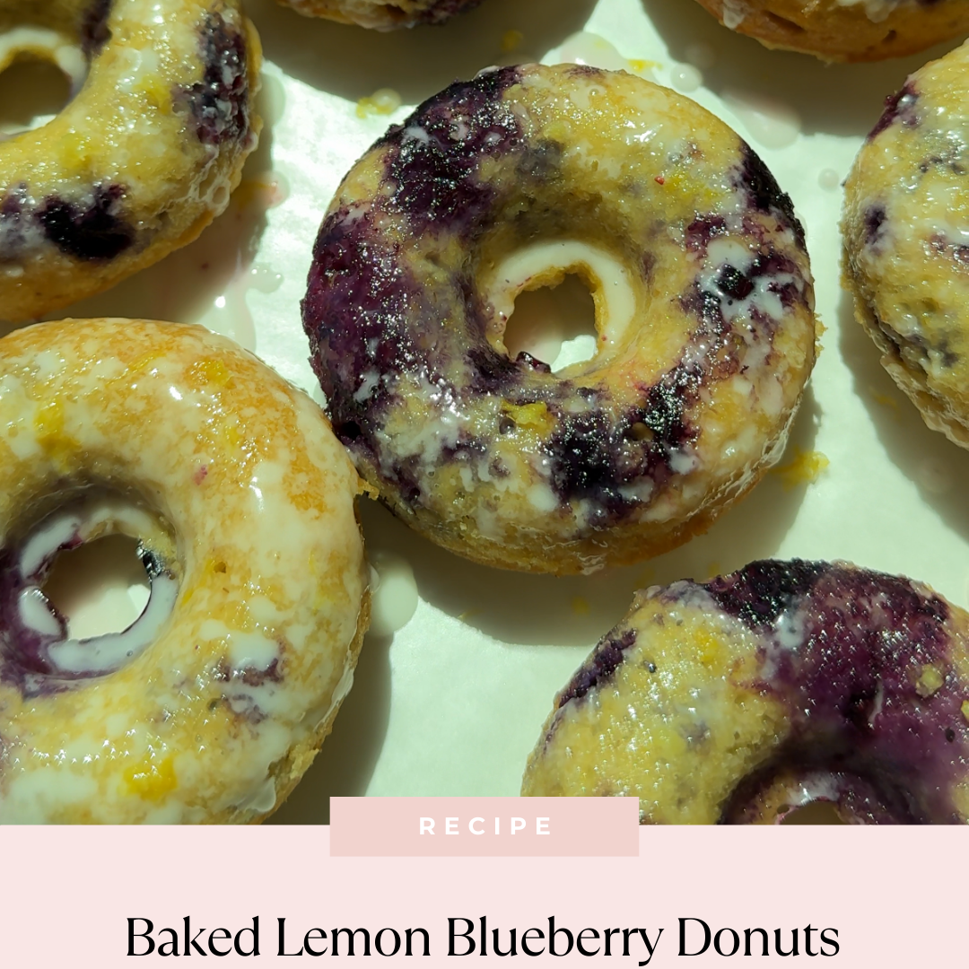 Baked Lemon Blueberry Donuts (Gluten-Free + Protein-Packed!)