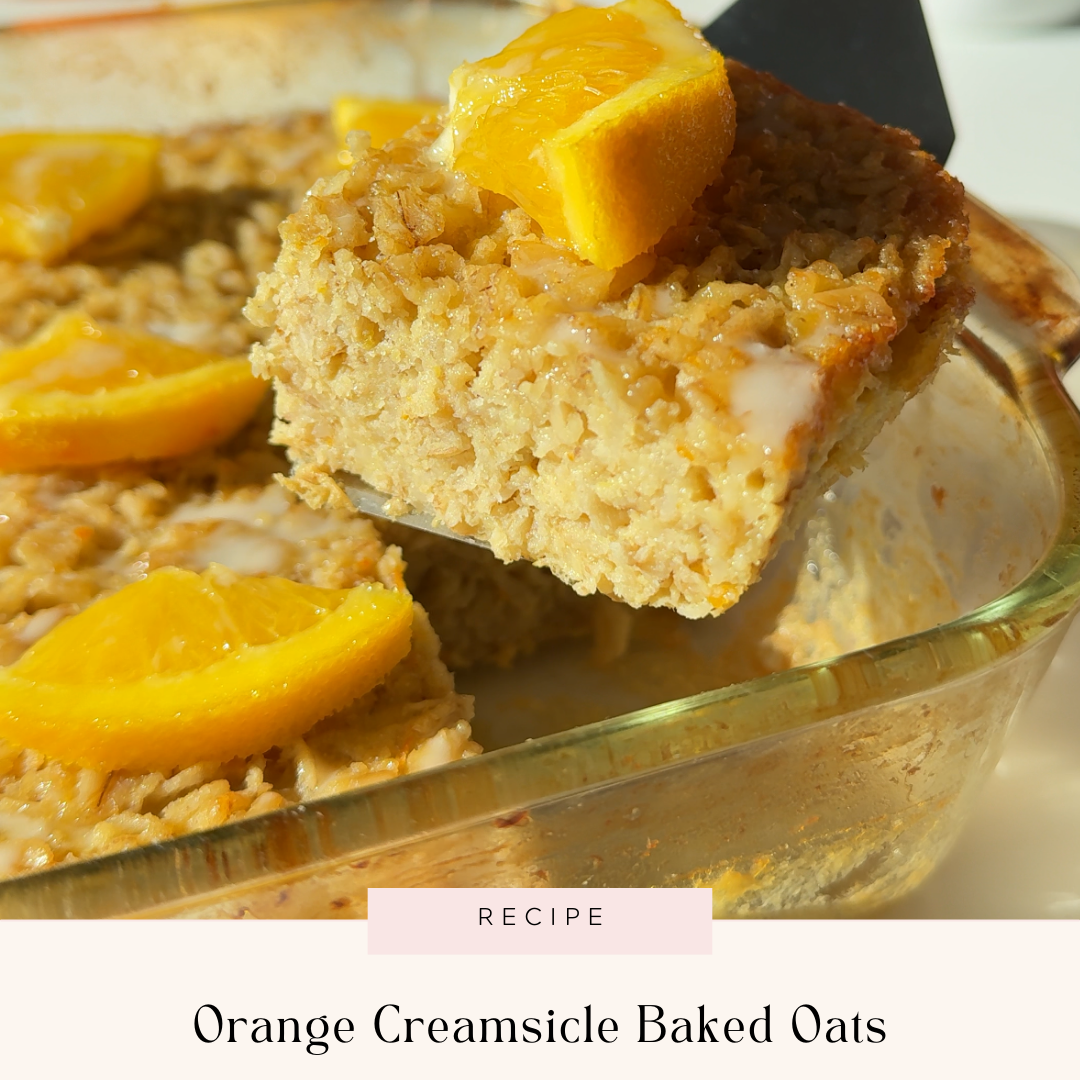 Orange Creamsicle Baked Oats