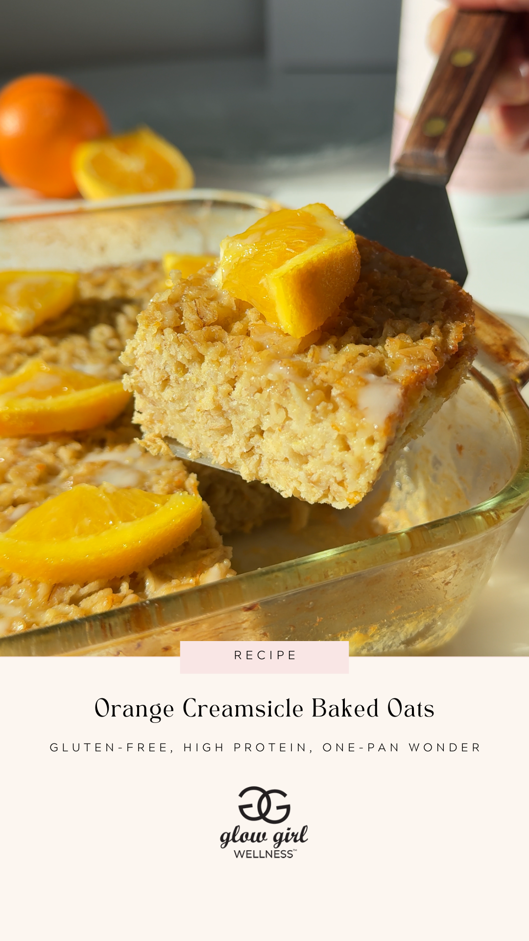 Orange Creamsicle Baked Oats