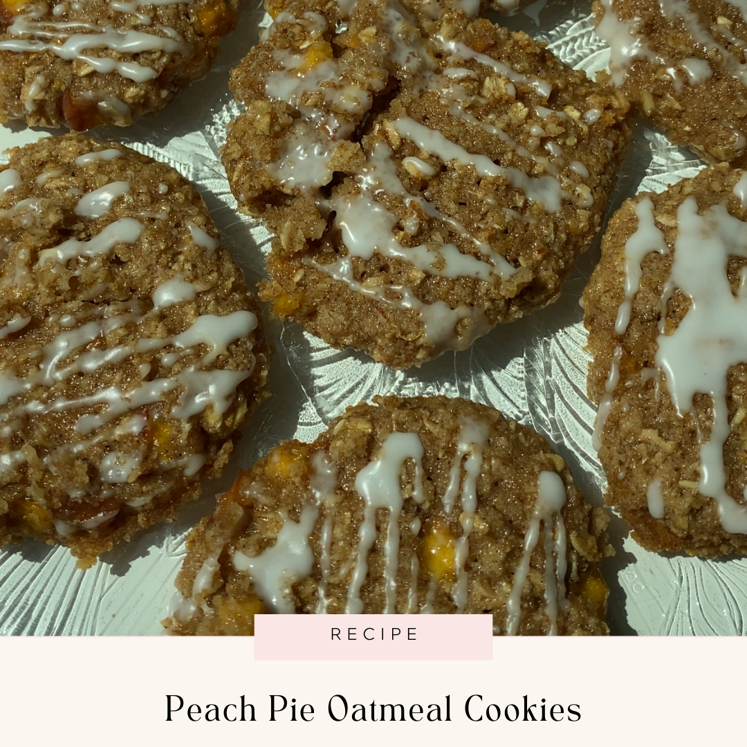 Peach Pie Oatmeal Cookies