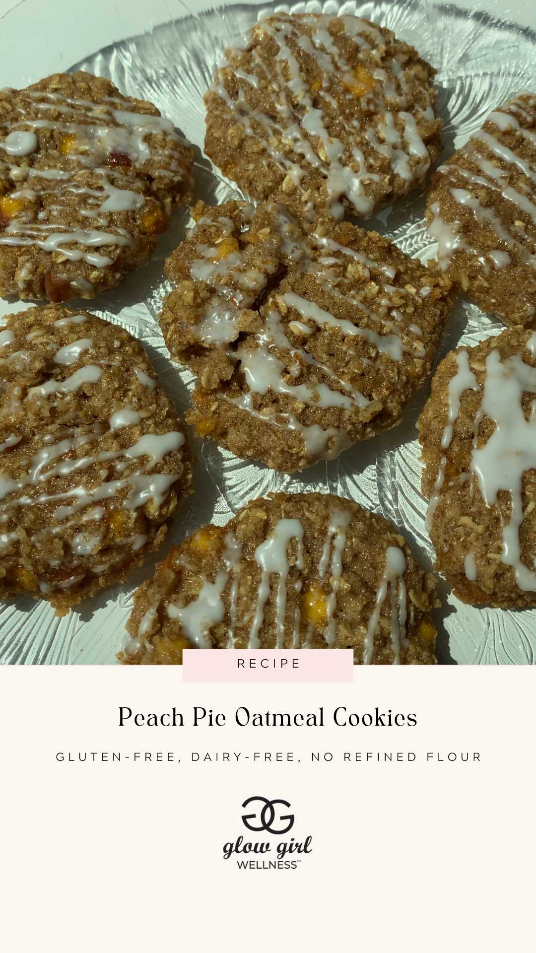 Peach Pie Oatmeal Cookies