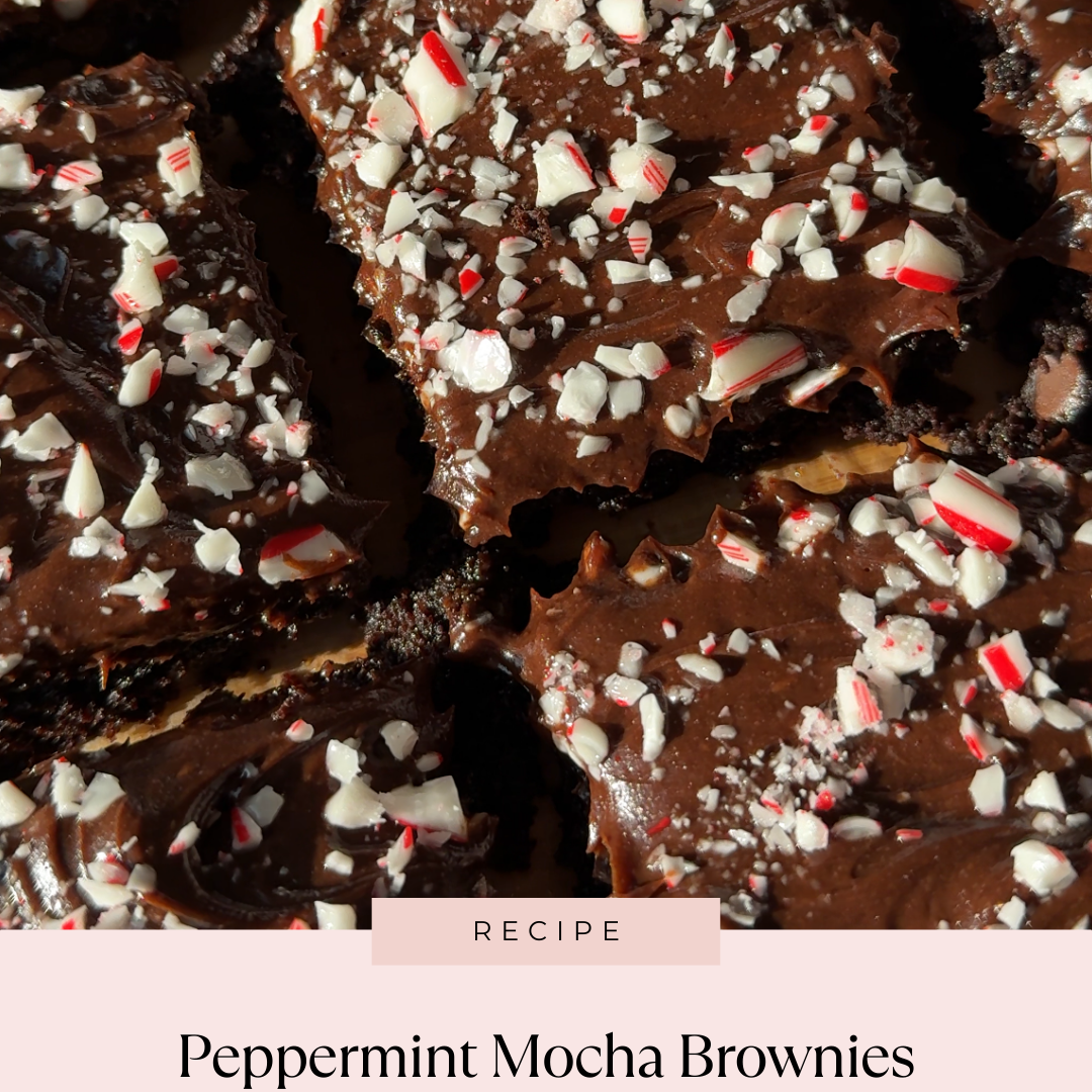 Peppermint Mocha Brownies (Gluten-Free, Festive & So Delicious)