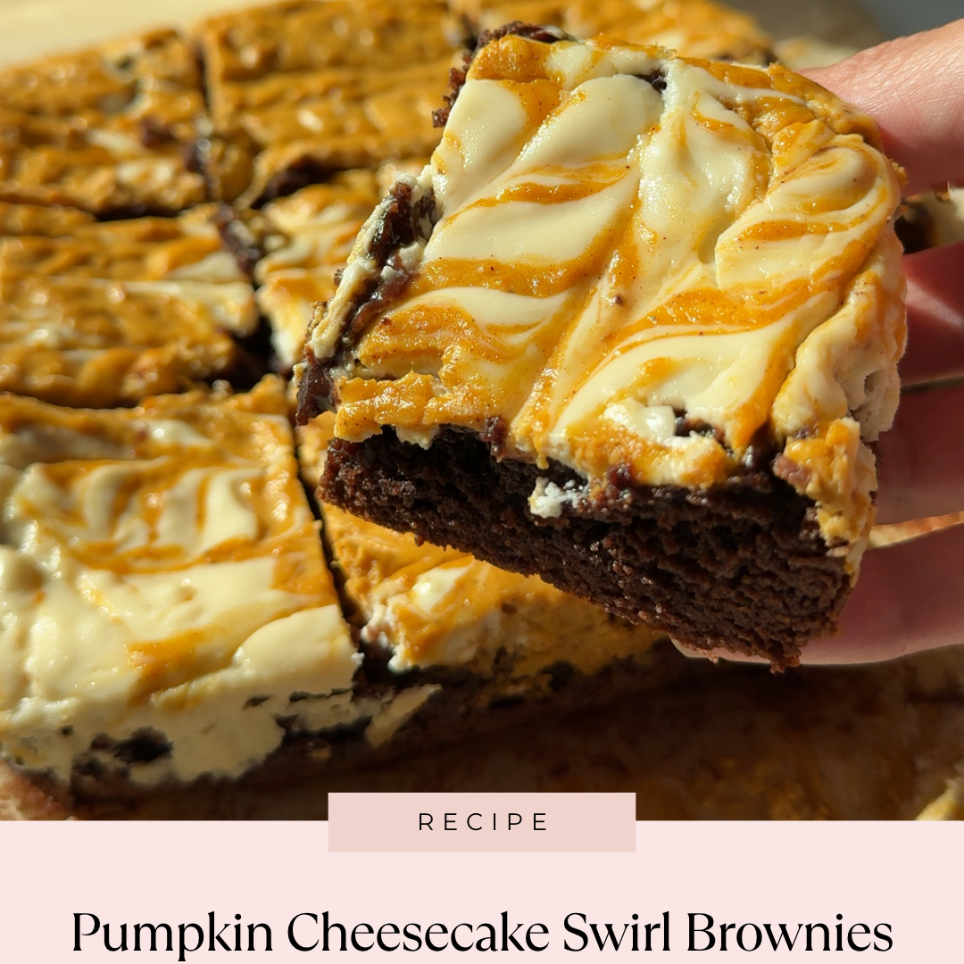 Pumpkin Cheesecake Swirl Brownies (Fudgy, Creamy, and Wholesome)