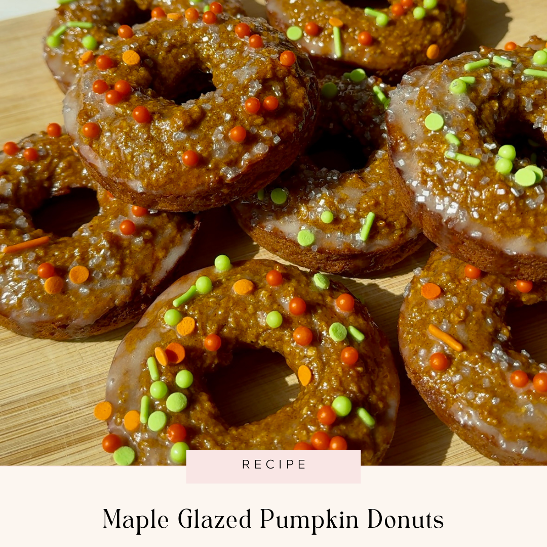 Maple Glazed Pumpkin Donuts