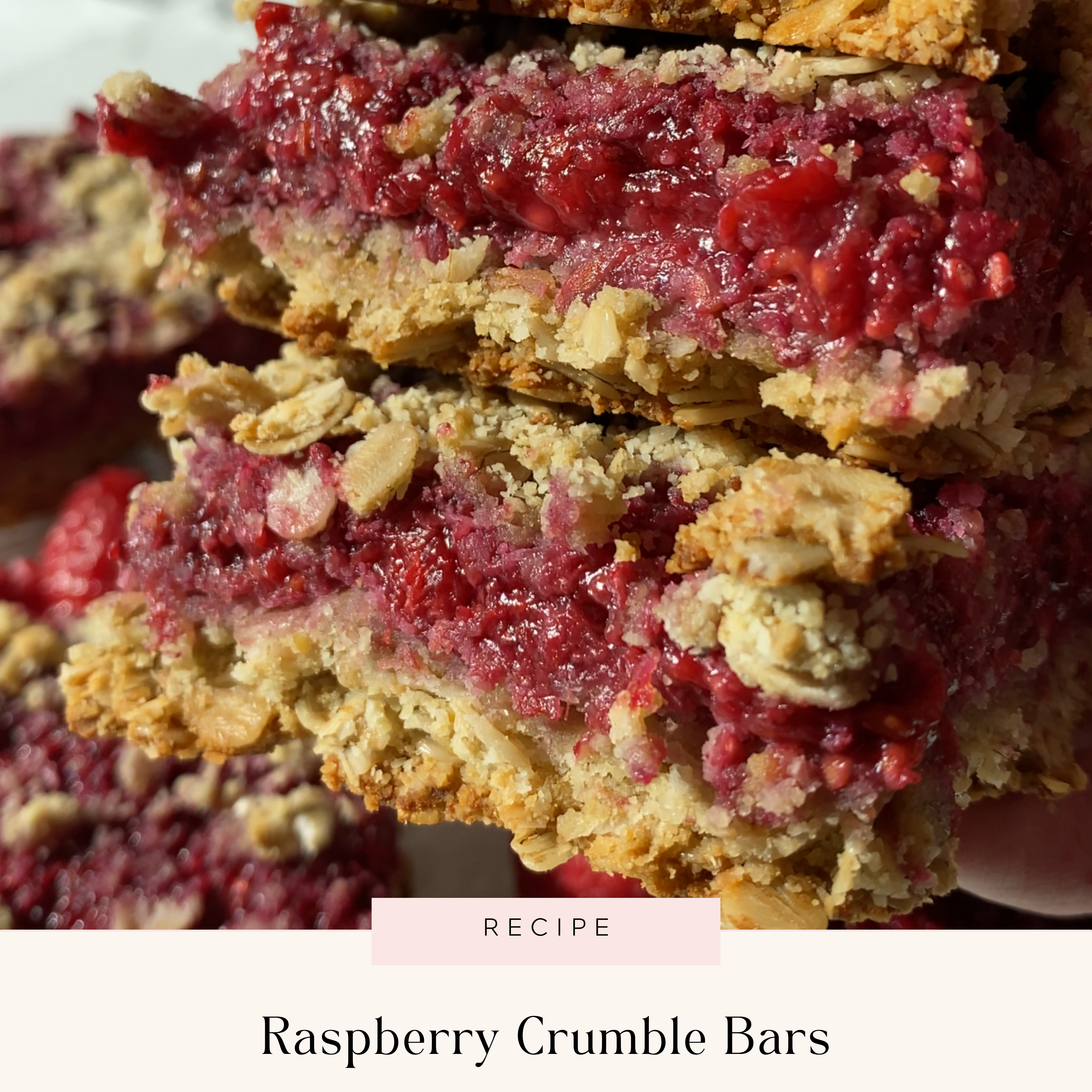 Raspberry Crumble Bars