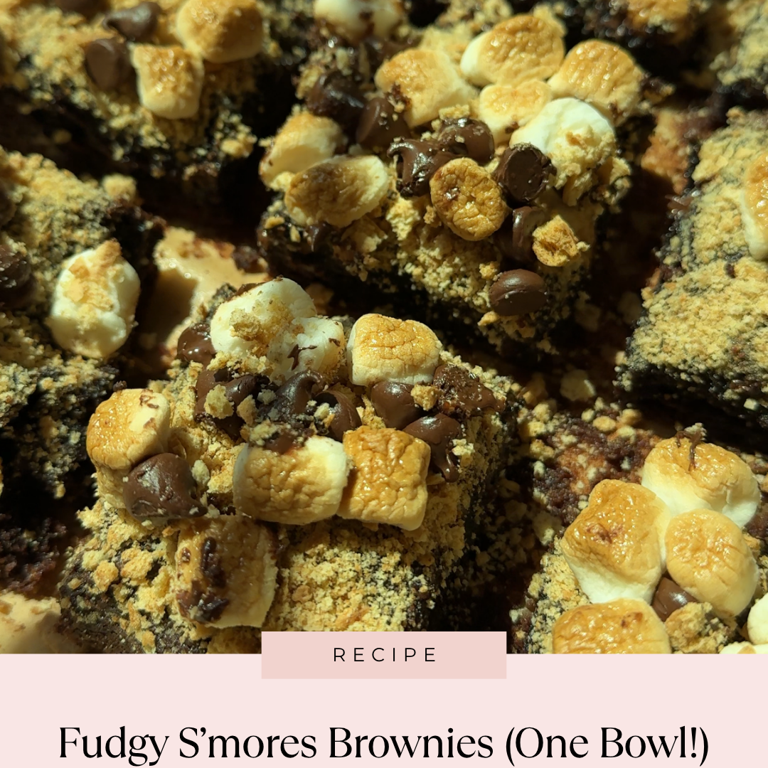 One-Bowl Fudgy S’mores Brownies (Better-for-You!)