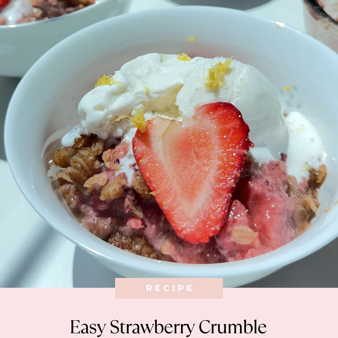 Easy Strawberry Crumble (Gluten-Free & Summer-Ready)