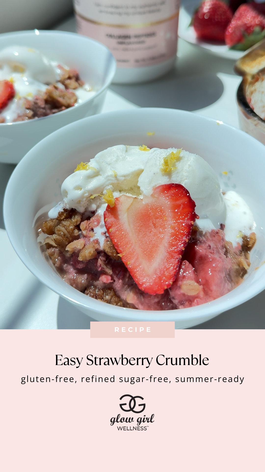 Easy Strawberry Crumble (Gluten-Free & Summer-Ready)