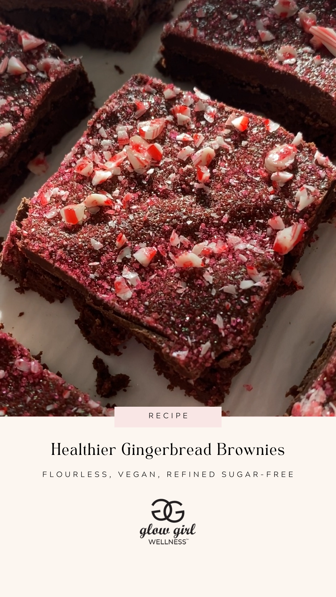 Healthier Gingerbread Brownies