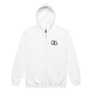 Glow Girl Logo Embroidered Zip Hoodie