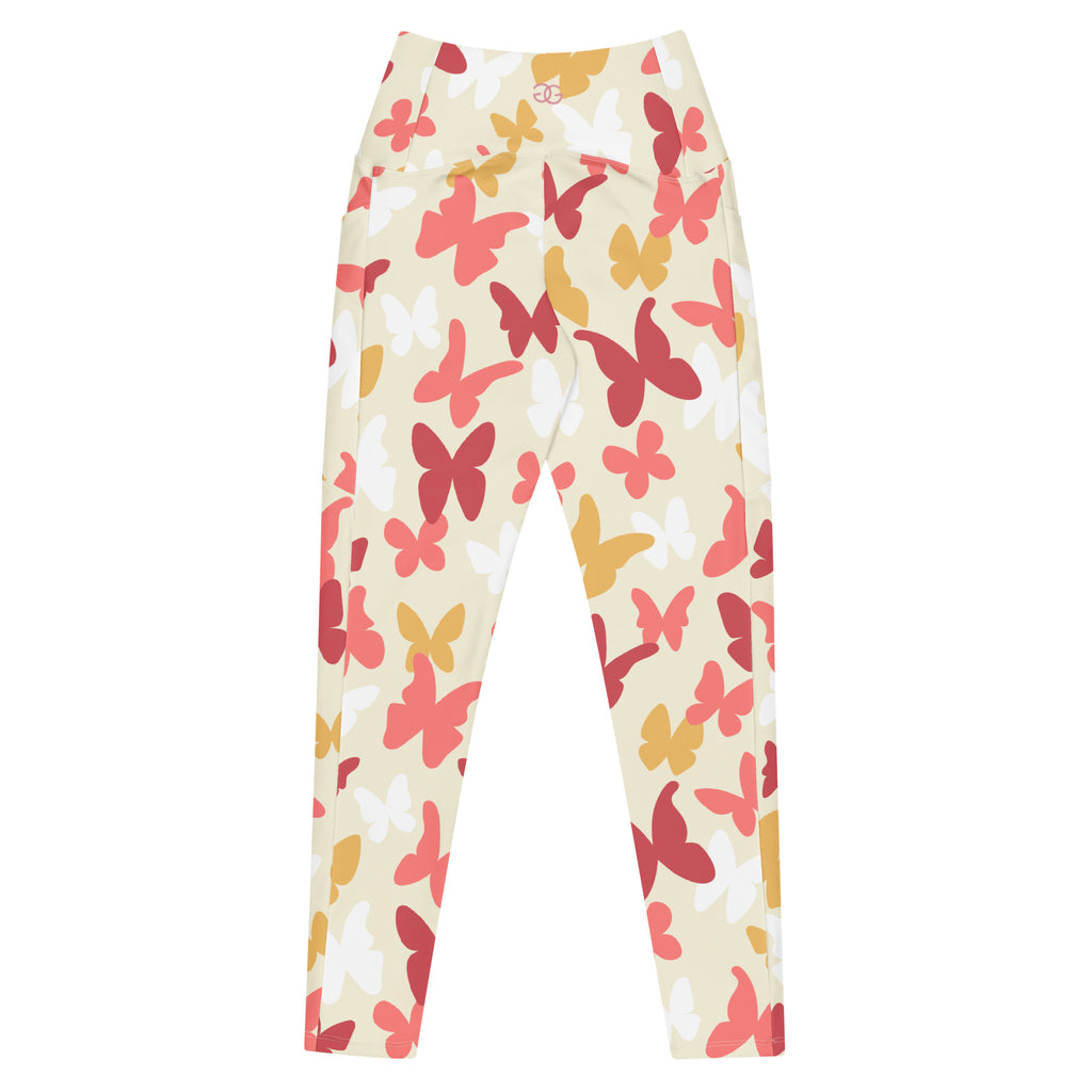 Butterfly Leggings With Pockets