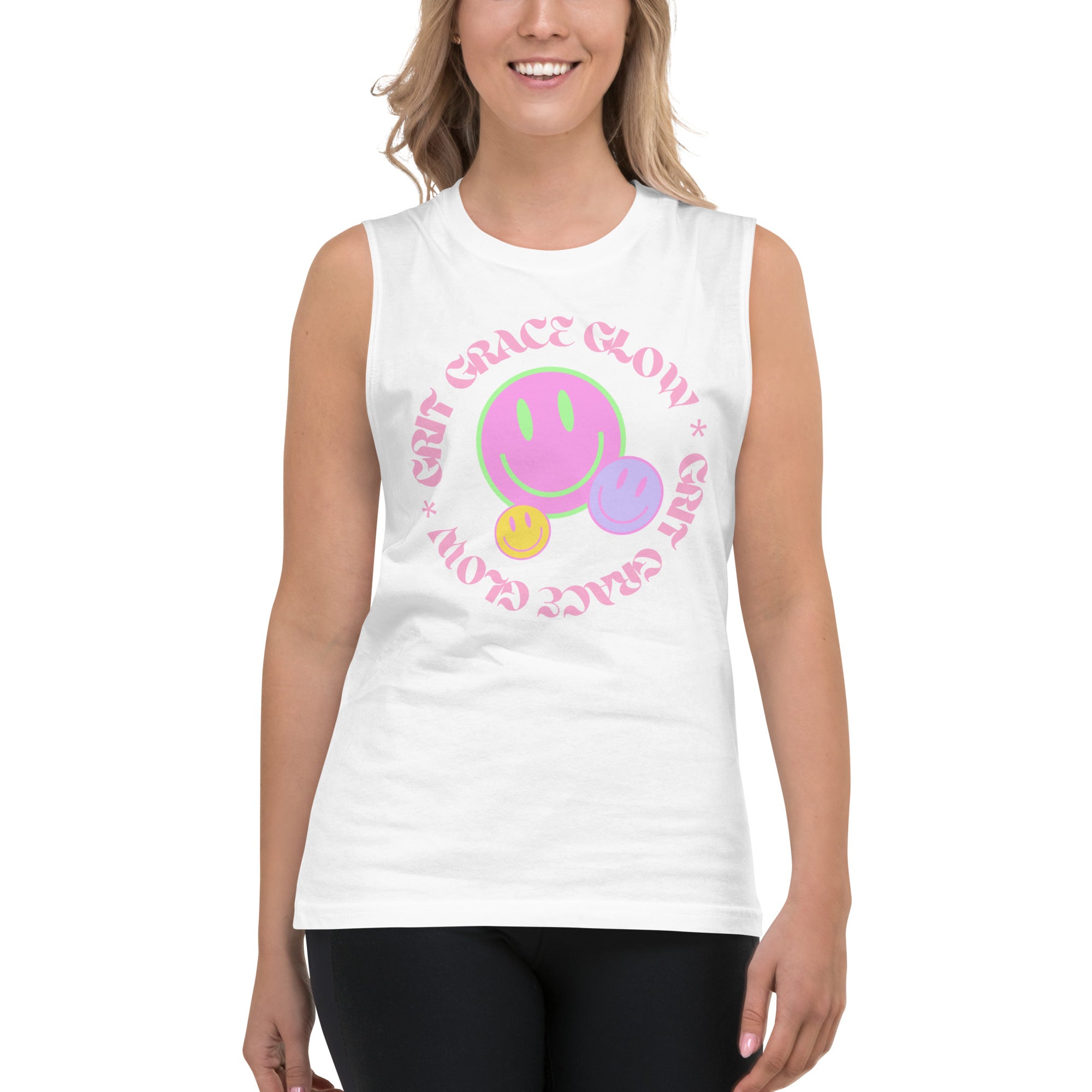 Grit Grace Glow Smiley Tank
