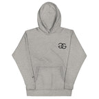 Glow Girl Logo Embroidered Grey Hoodie