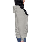 Glow Girl Logo Embroidered Grey Hoodie